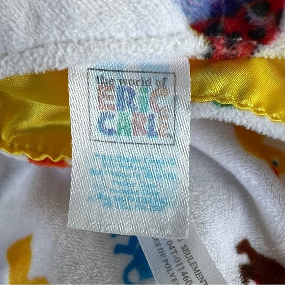 Eric Carle Bear Lovie Plush Snuggler Soother Security Blanket Hungry Caterpillar - Picture 8 of 8